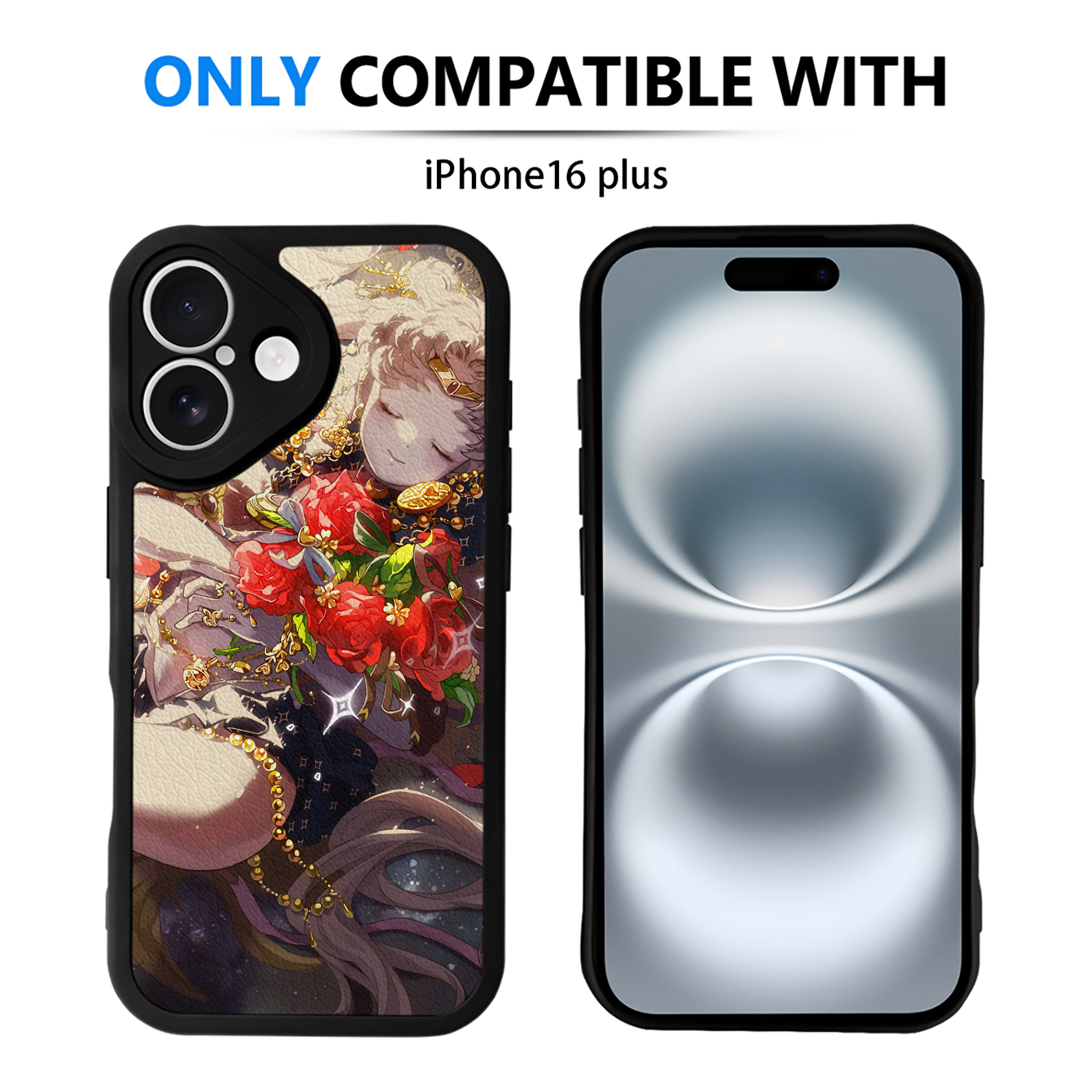 （画像用） 美少女戦士セーラームーン Sailor Moon 【iPhone 16シリーズ対応】シリコンスマホケース（レザー調） 材質：シリコン